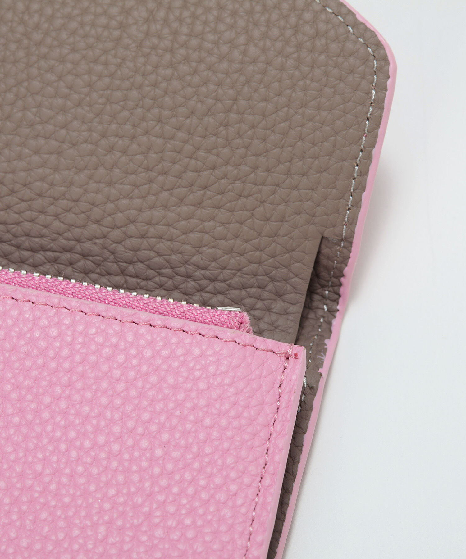 TOPKAPI BREATH「【Breath TOPKAPI】DUAL デュアル シュリンクレザー バイカラー 三つ折り 財布　薄型 / 軽量」|財布|