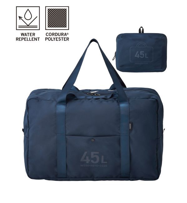 MILESTO「MILESTO UTILITY ポケッタブルボストンバッグ 45L」|ボストンバッグ|ネイビー