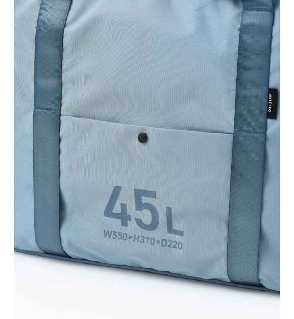 MILESTO「MILESTO UTILITY ポケッタブルボストンバッグ 45L」|ボストンバッグ|