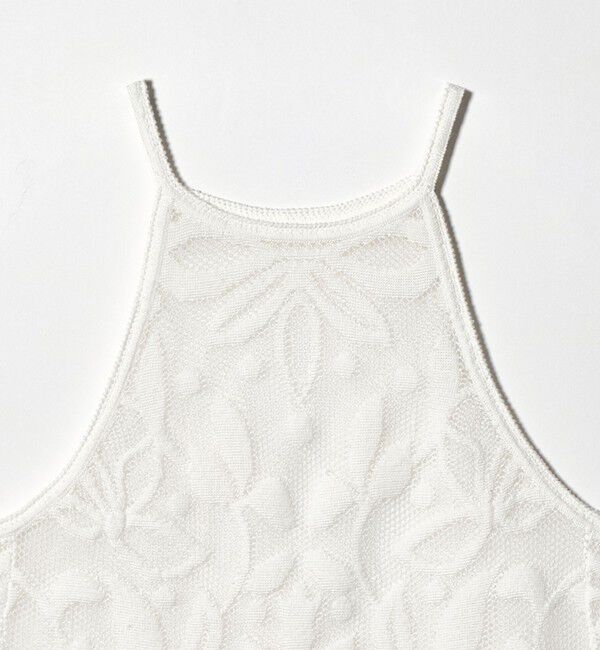 AEWEN MATOPH「＜AEWEN MATOPH＞メッシュジャガード アシンメトリーフレアキャミソール」|キャミソール|