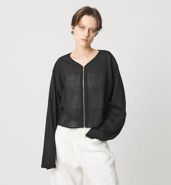 AEWEN MATOPH「＜AEWEN MATOPH＞シアージップジャケット」|テーラードジャケット|