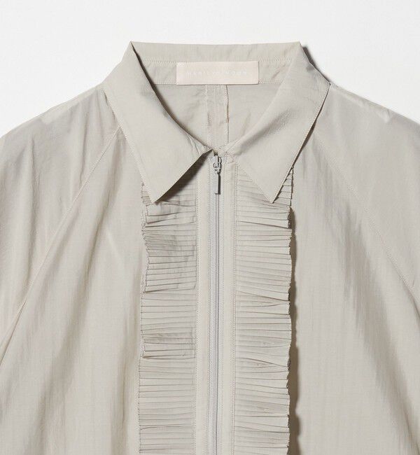 UNITED ARROWS「＜Marilyn Moon＞シアー プリーツ ハーフ ブルゾン」|ブルゾン・スタジャン|