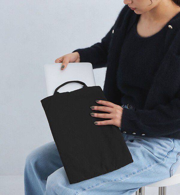 UNITED ARROWS green label relaxing「【WEB限定】ワンポイント シンプル トートバッグ（ソフトPCバッグ付） / A4 / 通勤」|トートバッグ|