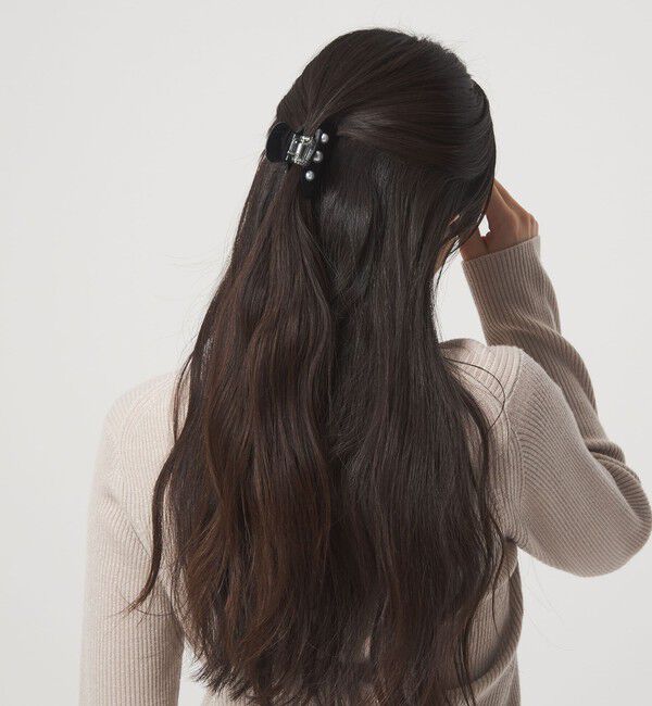 UNITED ARROWS green label relaxing「＜SUI AVA＞ヘアクリップ S （ホワイトモチーフ）」|ヘアバンド|