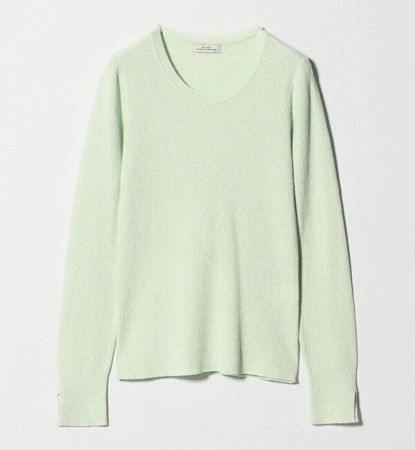 UNITED ARROWS green label relaxing「リブ ニット クルーネック プルオーバー ウォッシャブル」|ニット・セーター|