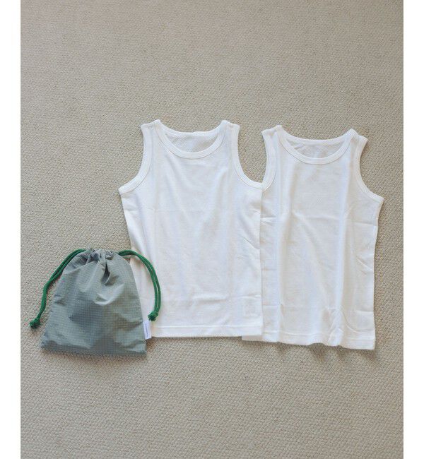 UNITED ARROWS green label relaxing「＜Combi mini＞タンクトップ 2枚セット / キッズ  110cm-130cm」|タンクトップ|OFF WHITE
