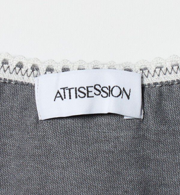 ATTISESSION「＜ATTISESSION＞ライン ショートスリーブ Tシャツ」|Tシャツ・カットソー|