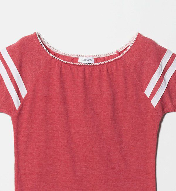 ATTISESSION「＜ATTISESSION＞ライン ショートスリーブ Tシャツ」|Tシャツ・カットソー|