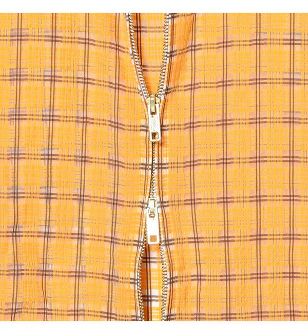 BEAMS PLUS「Swing Jacket Hoodie Nylon Airy Plaid」|ブルゾン・スタジャン|