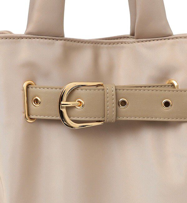 SHIPS any「SHIPS any: バックル ベルト デザイン A4 トート バッグ」|トートバッグ|