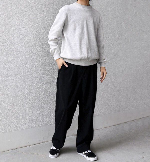 SHIPS any「SHIPS any:〈手洗い可能〉コットン カシミヤ スウェットライク ニット 25AW◇」|ニット・セーター|