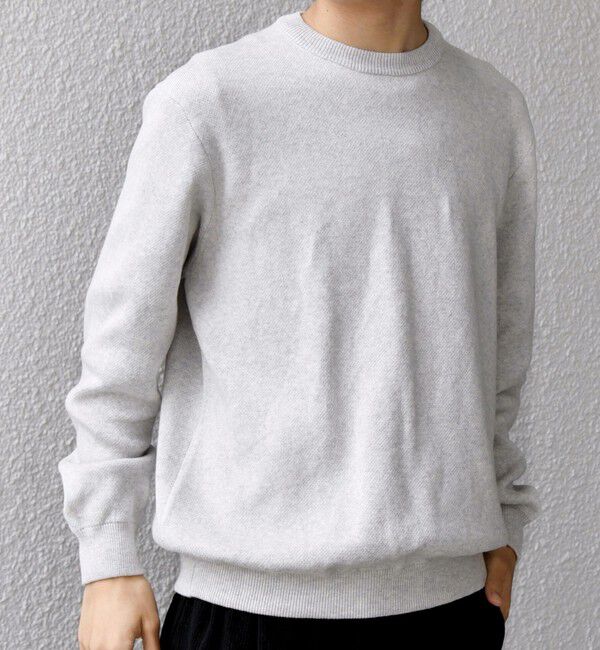 SHIPS any「SHIPS any:〈手洗い可能〉コットン カシミヤ スウェットライク ニット 25AW◇」|ニット・セーター|