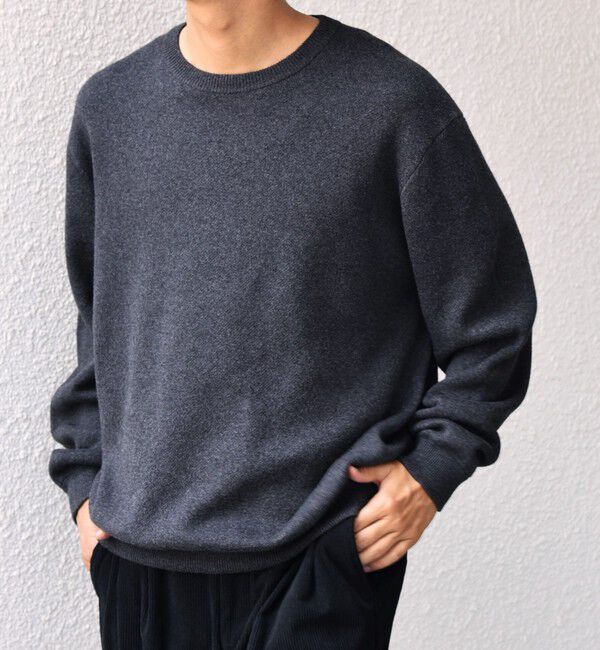 SHIPS any「SHIPS any:〈手洗い可能〉コットン カシミヤ スウェットライク ニット 25AW◇」|ニット・セーター|