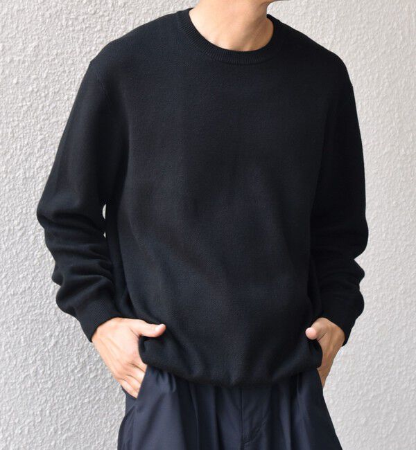 SHIPS any「SHIPS any:〈手洗い可能〉コットン カシミヤ スウェットライク ニット 25AW◇」|ニット・セーター|