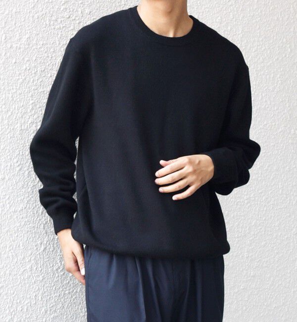 SHIPS any「SHIPS any:〈手洗い可能〉コットン カシミヤ スウェットライク ニット 25AW◇」|ニット・セーター|