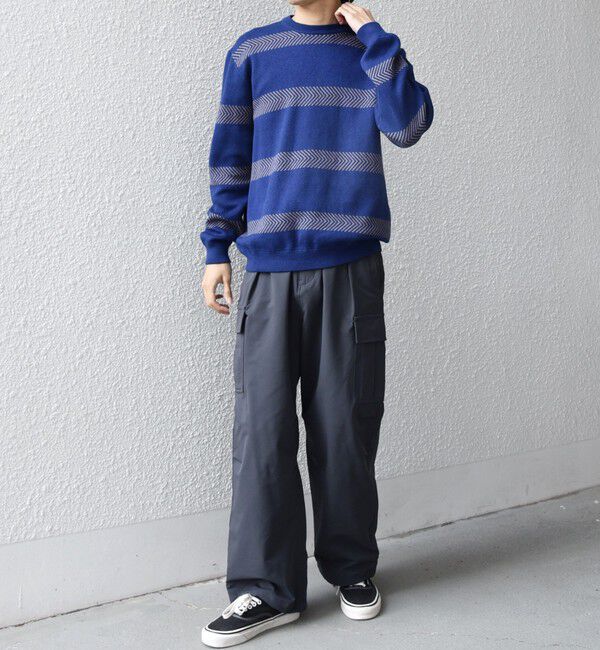 SHIPS any「SHIPS any:〈手洗い可能〉コットン カシミヤ スウェットライク ニット 25AW◇」|ニット・セーター|