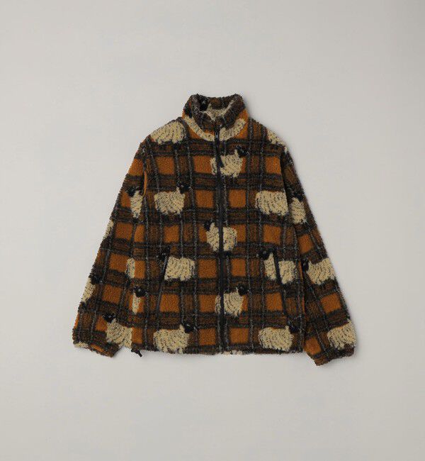 SHIPS any「FARFIELD ORIGINAL: ボア フリース FELL JACKET」|ブルゾン・スタジャン|キャメル