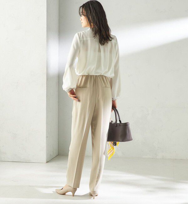 SHIPS for women「〈接触冷感 / UVカット〉Refinel テーパード パンツ（セレモニー対応可）」|その他|