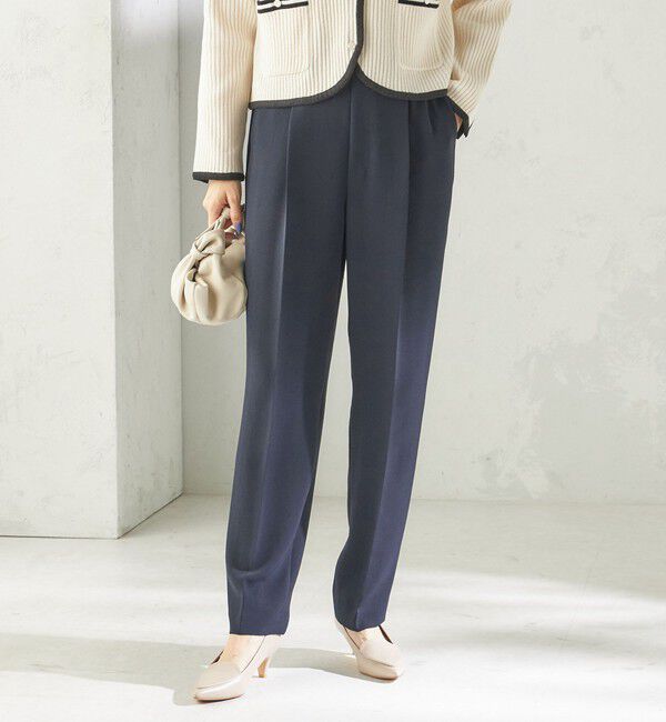 SHIPS for women「〈接触冷感 / UVカット〉Refinel テーパード パンツ（セレモニー対応可）」|その他|