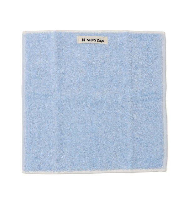 SHIPS Days「SHIPS Days:プレーン ハンド タオル」|ハンカチ|ライトブルー