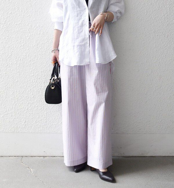 SHIPS any「《予約》SHIPS any:〈洗濯機可能〉マルチストライプ パジャマ パンツ」|その他|