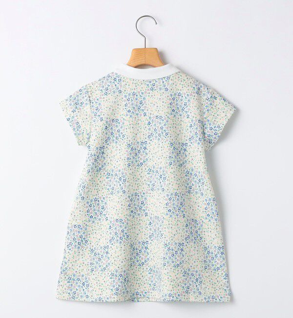 SHIPS KIDS「SHIPS KIDS:100～130cm / フラワー ポロシャツ ワンピース」|ワンピース|