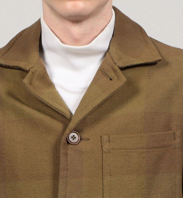 TOMORROWLAND MENS「インドコットンネル ブルゾン」|ブルゾン・スタジャン|