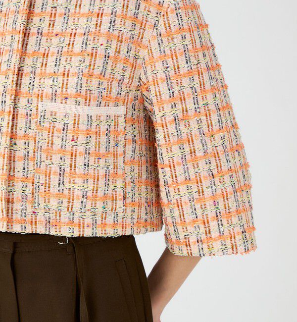 Ballsey「Orangette ショートジャケット」|ノーカラージャケット|