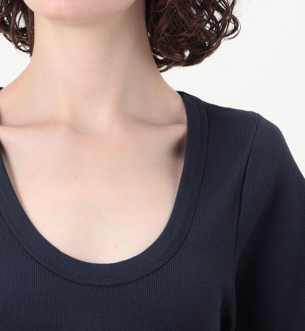 TOMORROWLAND GOODS「BY MALENE BIRGER LUNAI Uネックカットソー」|Tシャツ・カットソー|