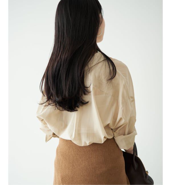Plage「《予約》new cotton sheer シャツ」|シャツ・ブラウス|