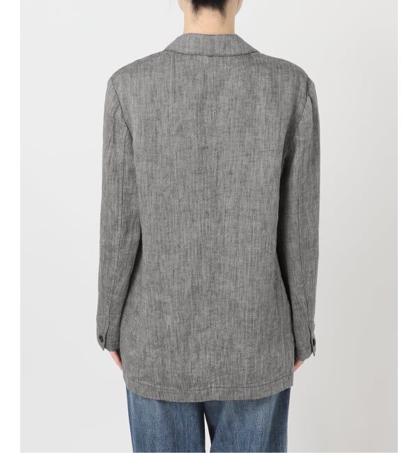 Spick and Span「《手洗い可》エアリーリネン1Bジャケット」|テーラードジャケット|