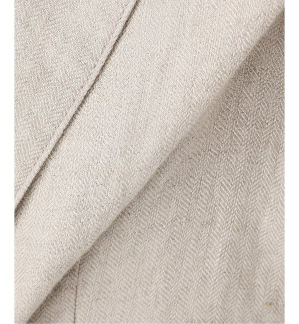 Spick and Span「《手洗い可》エアリーリネン1Bジャケット」|テーラードジャケット|