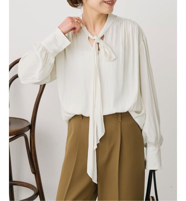 Spick & Span/ボウタイブラウス