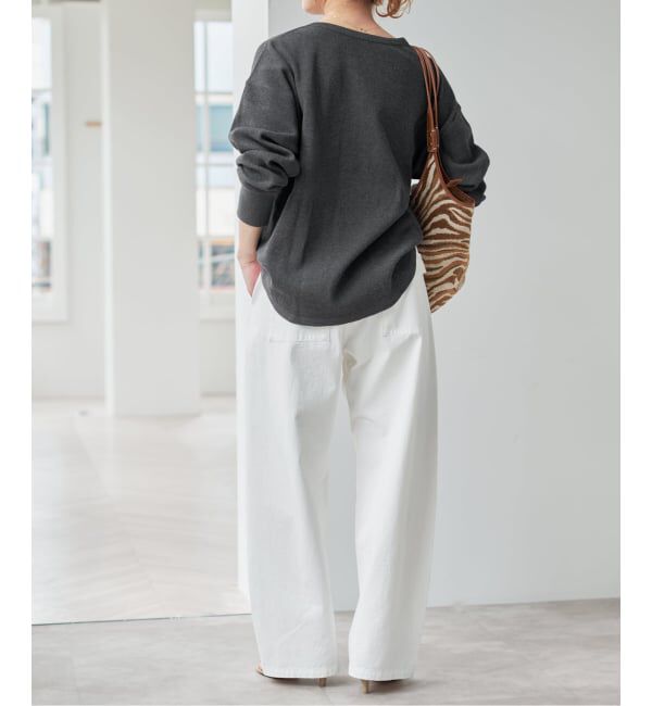 Spick and Span「《新色有り / 追加》2枚SETヘンリーネックプルオーバー」|Tシャツ・カットソー|