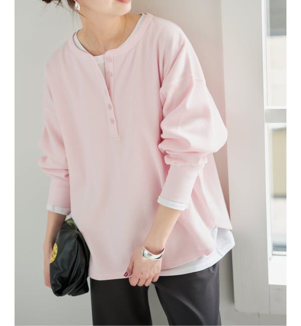 Spick and Span「《新色有り / 追加》2枚SETヘンリーネックプルオーバー」|Tシャツ・カットソー|