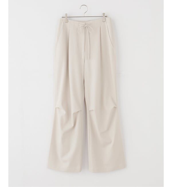 U by SPICK&SPAN「le/ル DRAWSSTRING EASY PANTS」|スラックス|