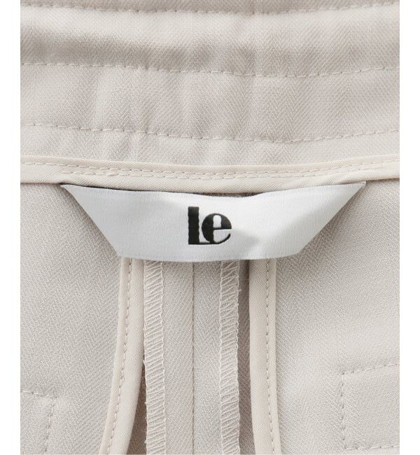 U by SPICK&SPAN「le/ル DRAWSSTRING EASY PANTS」|スラックス|
