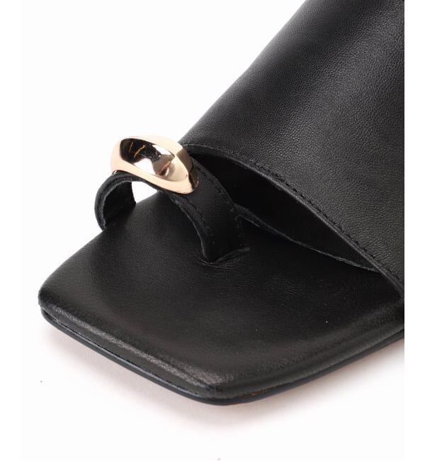  「《予約》REMME/レメ メタルモチーフトングミュール」|サンダル|