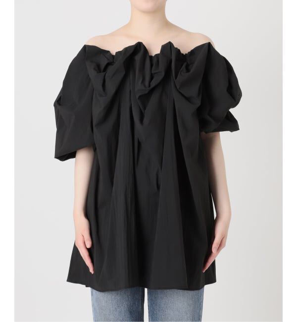  「《予約》【洗える】Mewl / ミュール 2WAYオフショルブラウス」|シャツ・ブラウス|