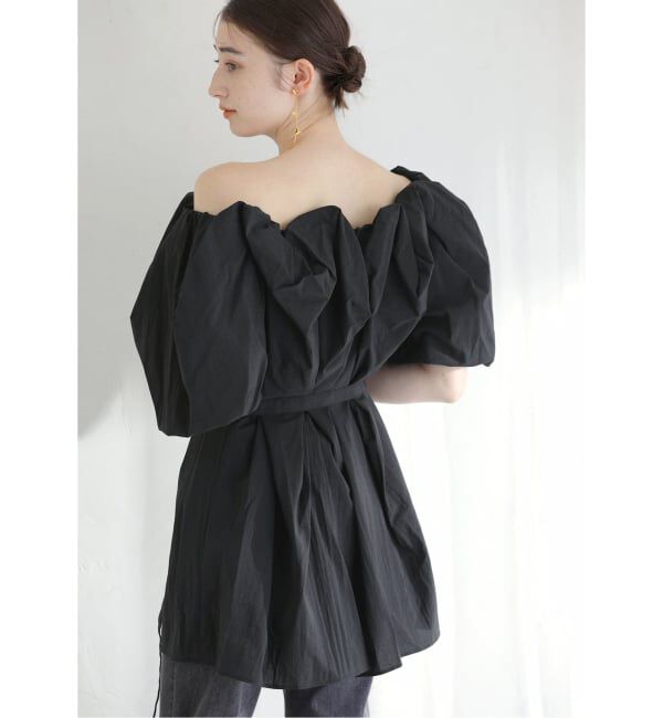  「《予約》【洗える】Mewl / ミュール 2WAYオフショルブラウス」|シャツ・ブラウス|