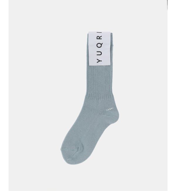 GRISE「YUQRI/ ユクリ walky  socks」|ソックス|サックスブルー