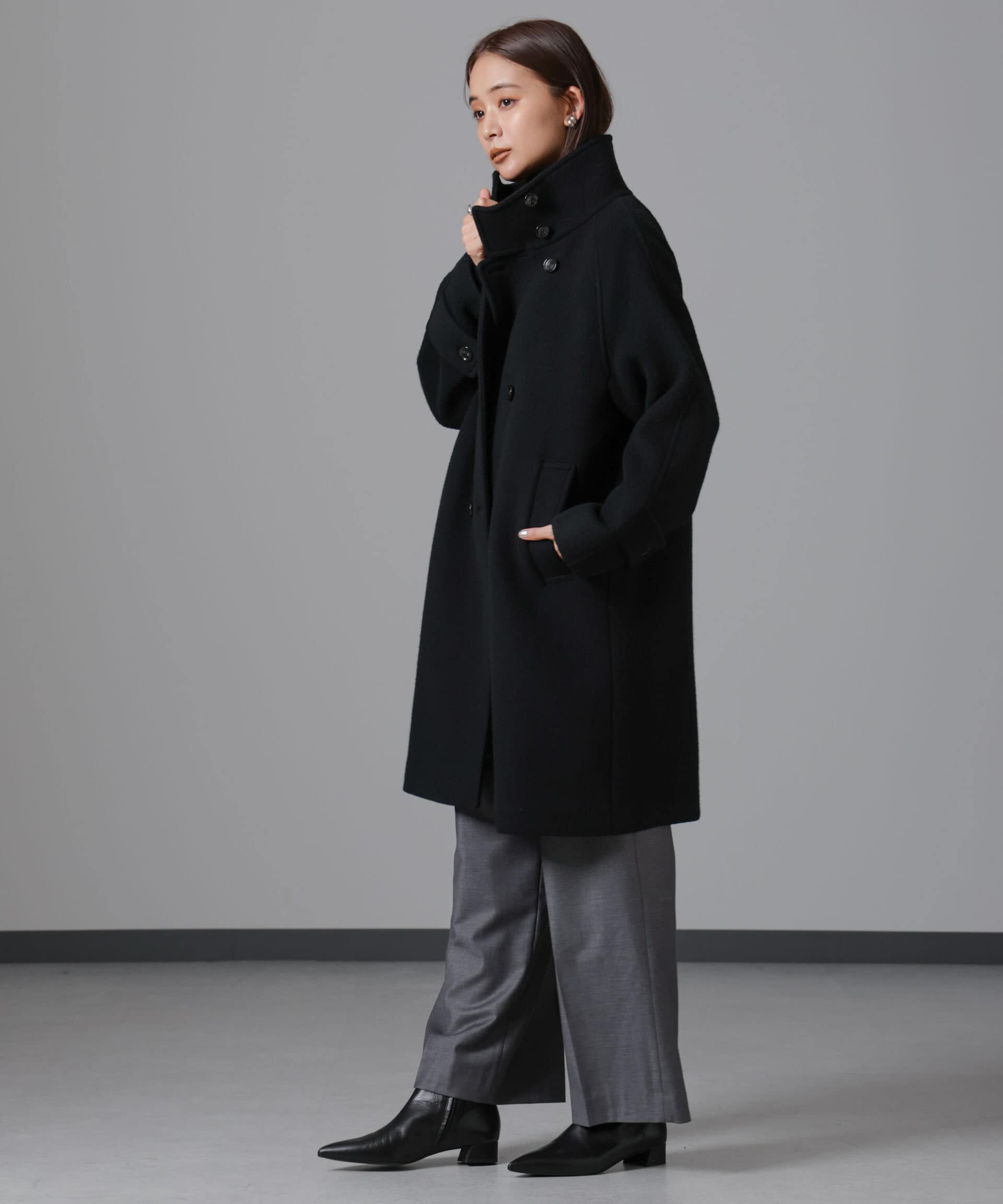 nano･universe「PECOLAMBウールカシミヤスタンドカラーコート」|その他|