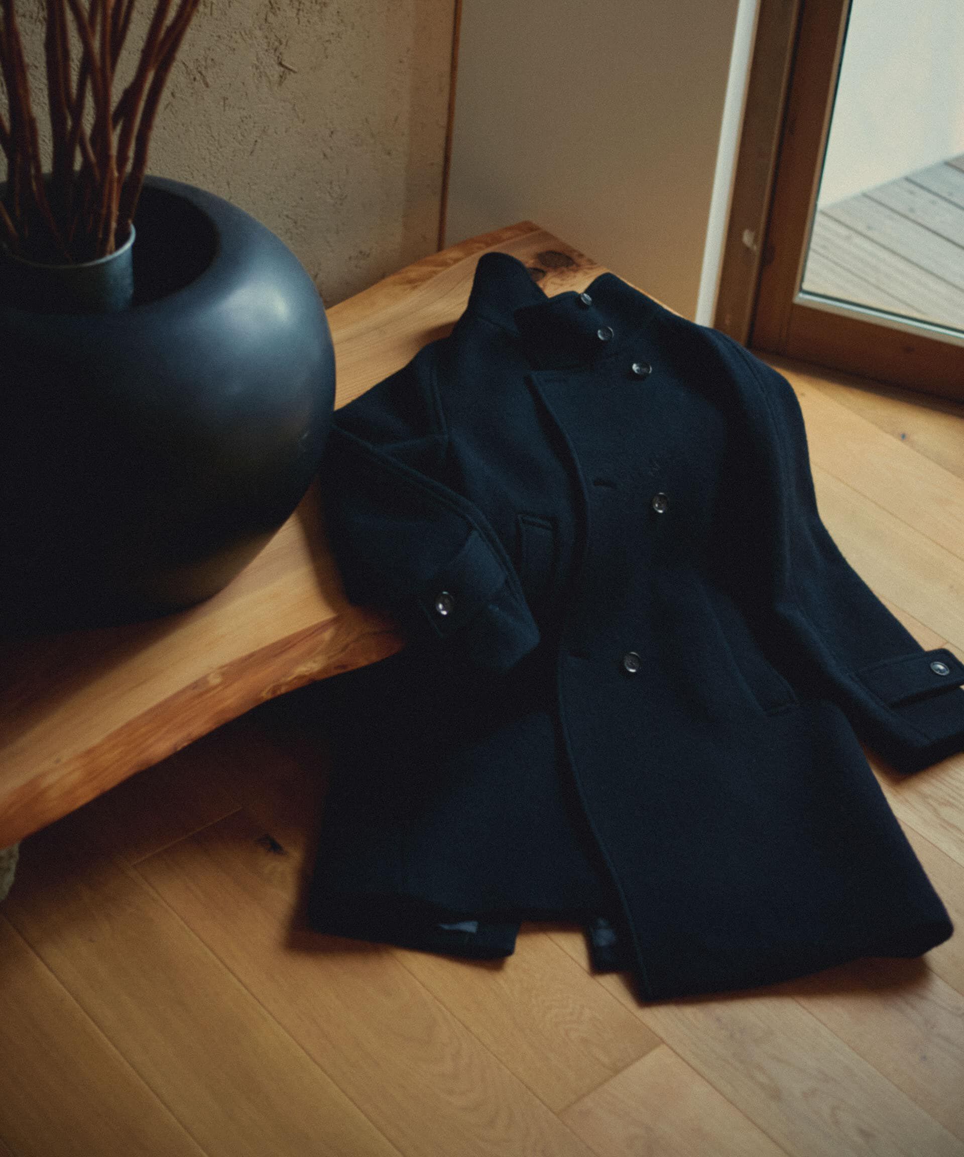 nano･universe「PECOLAMBウールカシミヤスタンドカラーコート」|その他|