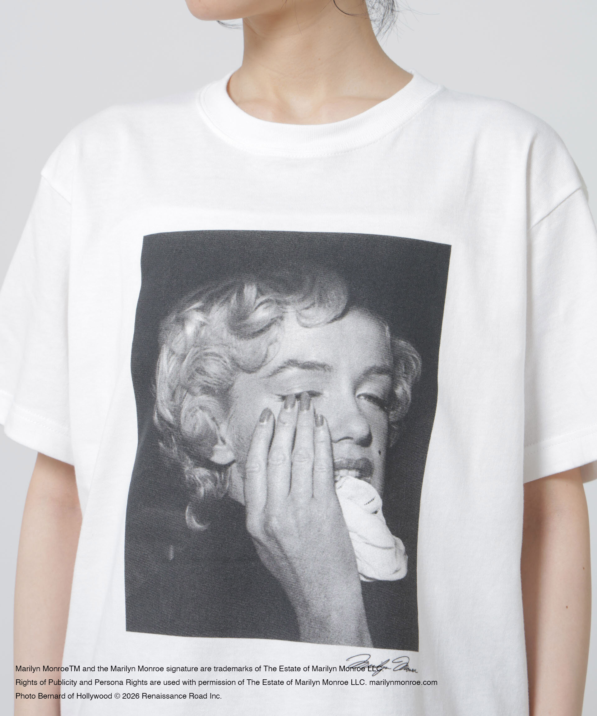nano･universe「GOOD ROCK SPEED/ MarilynMonroe / Tshirts White」|Tシャツ・カットソー|