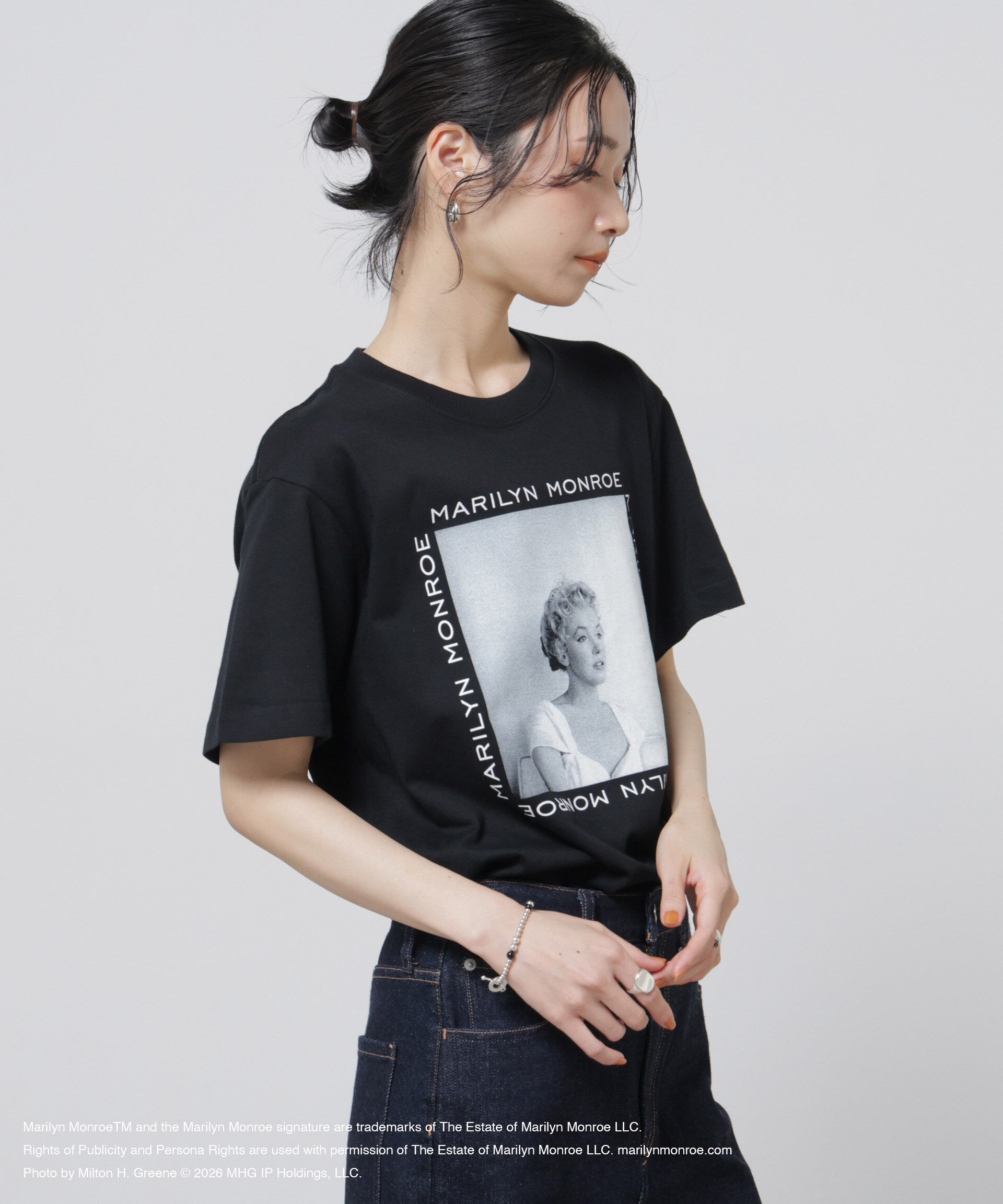nano･universe「GOOD ROCK SPEED/ MarilynMonroe / Tshirts Black」|Tシャツ・カットソー|