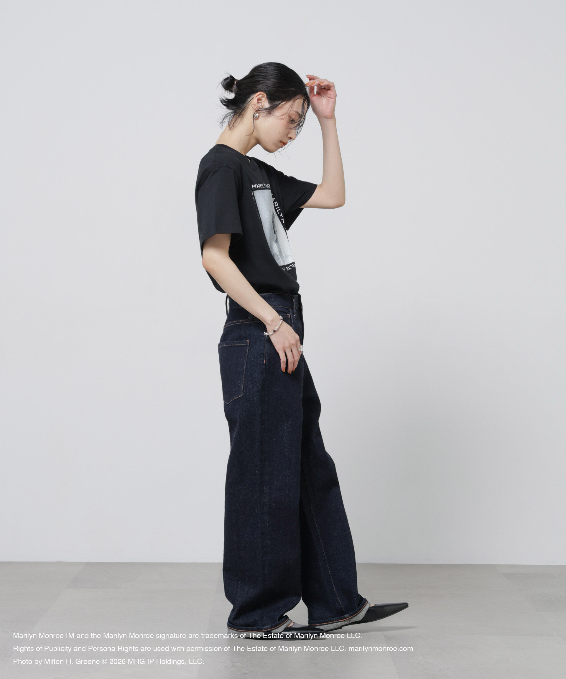 nano･universe「GOOD ROCK SPEED/ MarilynMonroe / Tshirts Black」|Tシャツ・カットソー|