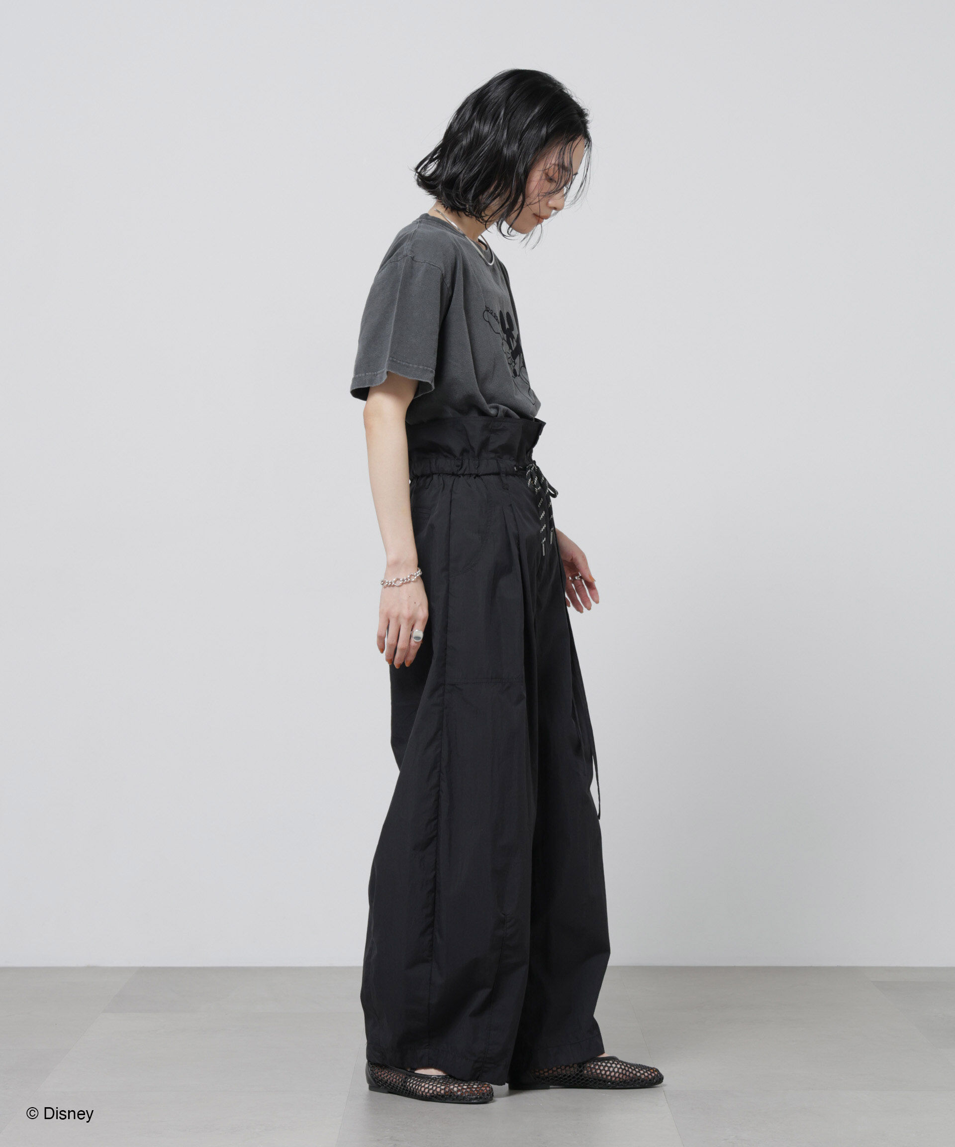 nano･universe「GOOD ROCK SPEED/ MickeyMouse / Tshirts Charcoal」|Tシャツ・カットソー|