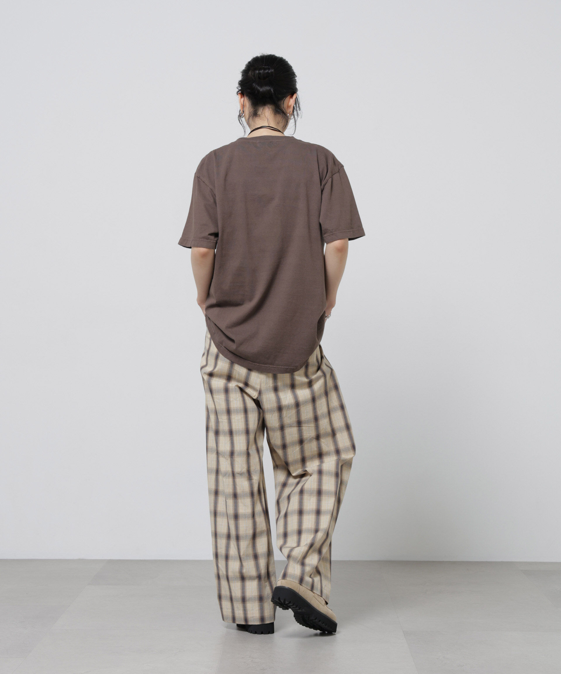 nano･universe「GOOD ROCK SPEED/ MickeyMouse / Tshirts Brown」|Tシャツ・カットソー|