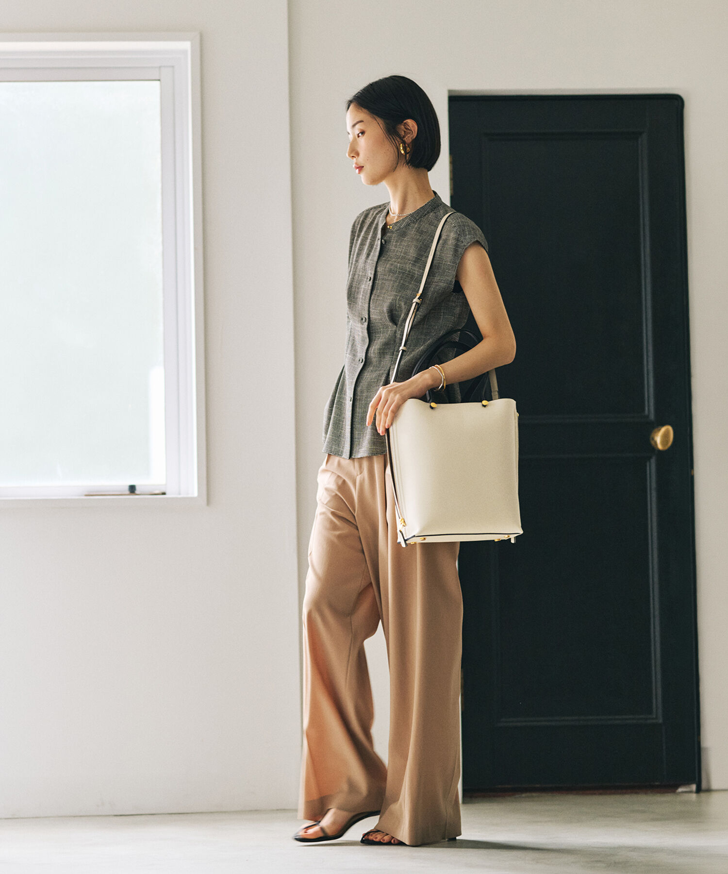 ROPE「【E'POR】【新型】Y BAG Short/通勤・26SS」|トートバッグ|