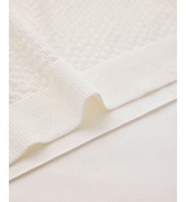 Rope&rsquo;Picnic「5分袖フリルニット」|ニット・セーター|